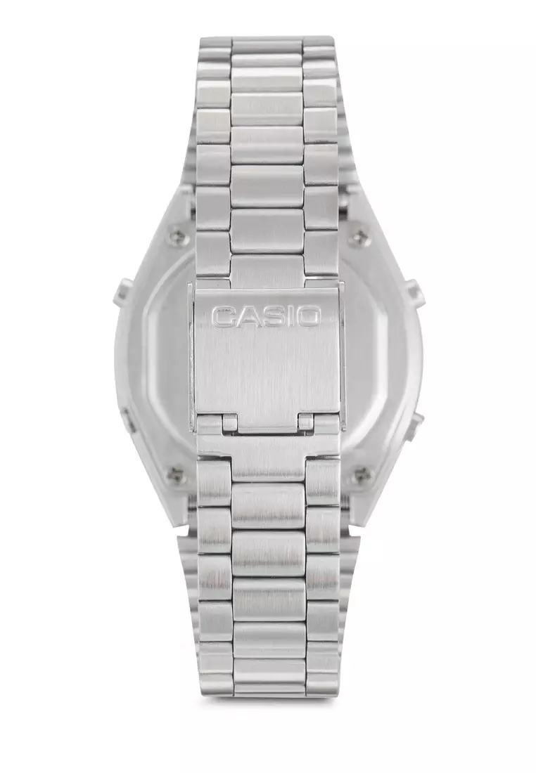 Casio Jam Tangan - Silver Black - Resin - B640WD-1AVDF