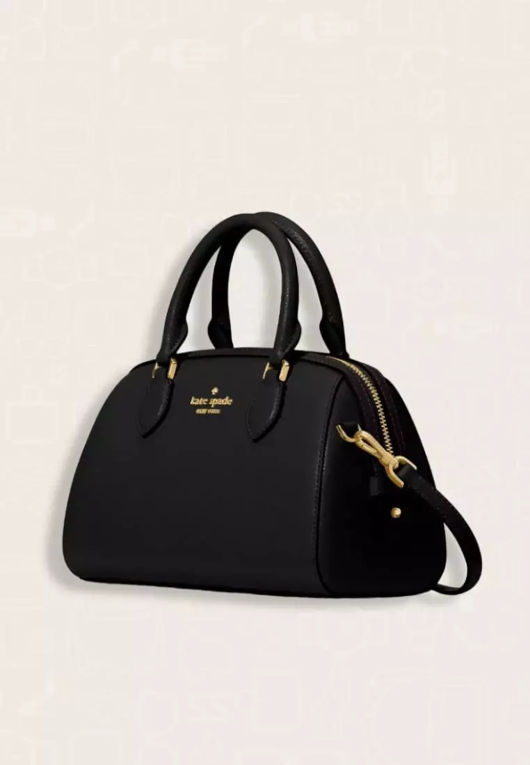 Kate Spade Madison Saffiano Leather Duffle Crossbody Black