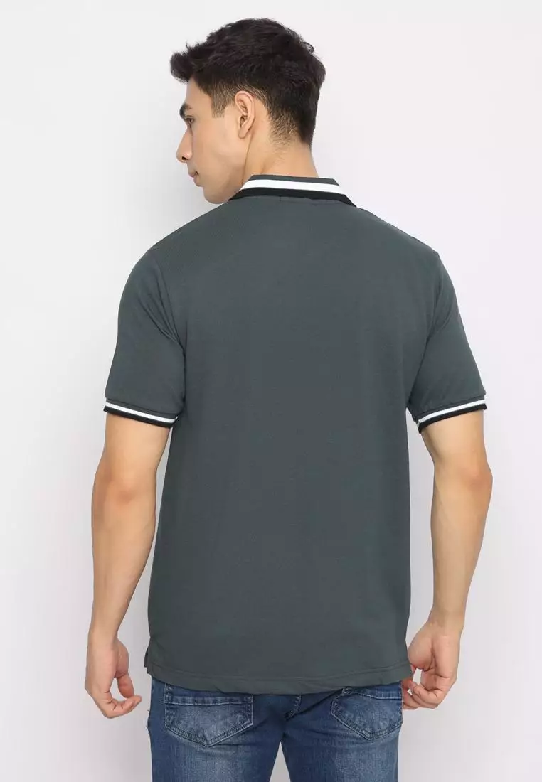 MATSUDA Kaos Polo Shirt Pria Kerah Moriyama