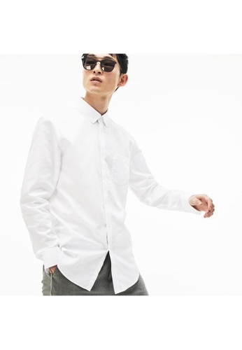 Lacoste white Lacoste Men's Mini Piqué Shirt 93333AAD768985GS_1