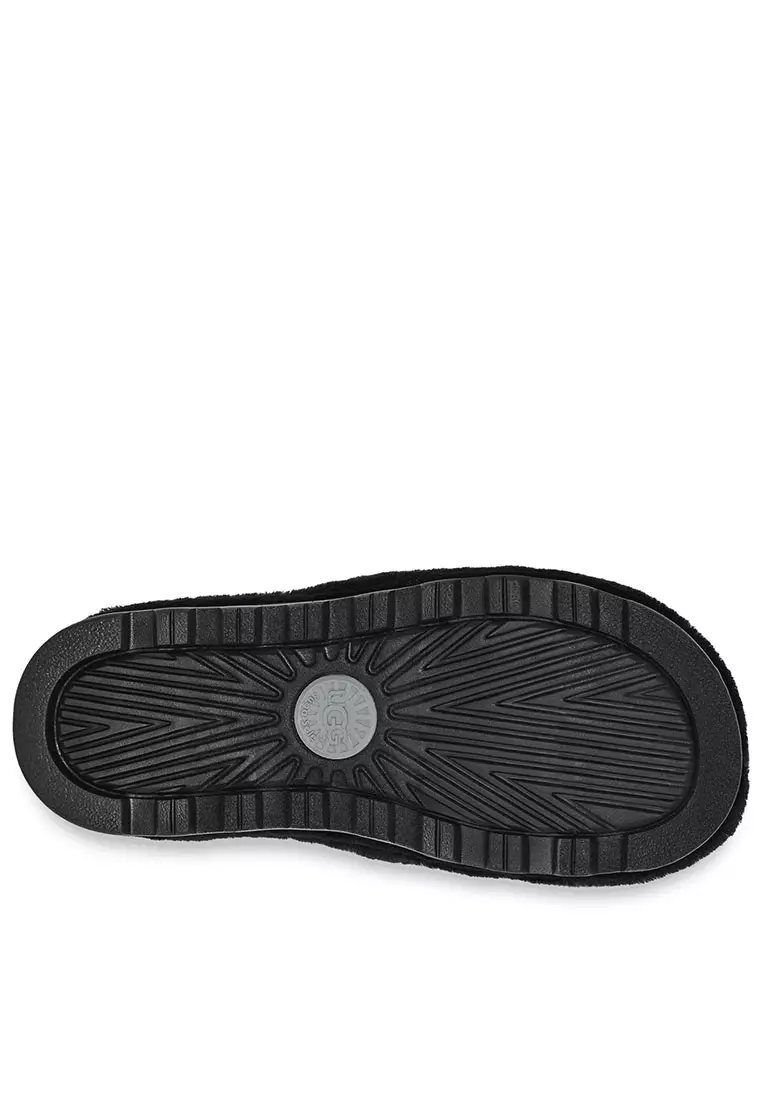 Men's Fluff Up Slipper - Black (1130816-BLK)