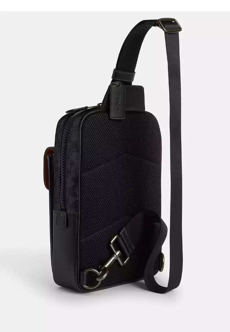 Coach Track Pack In Signature Canvas 2026 | Buy Coach Online