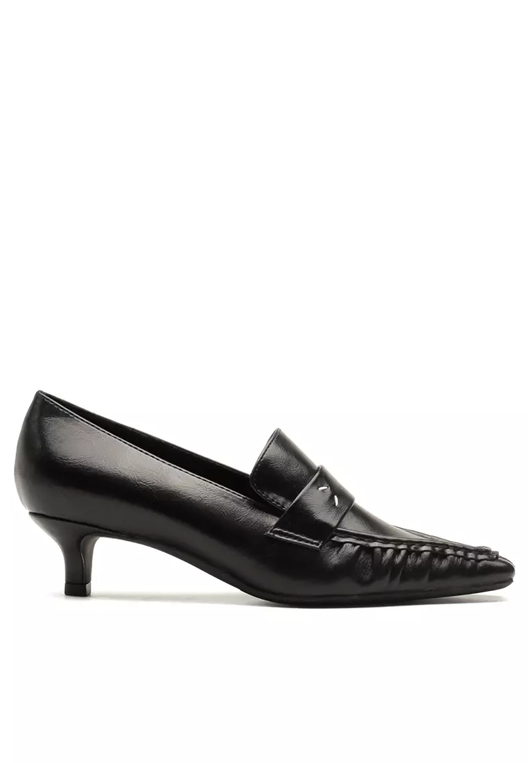 Discount on Twenty Eight Shoes  shoes - SKU: 4cm Square Toe Microfiber Leather Pumps Hs8087-6