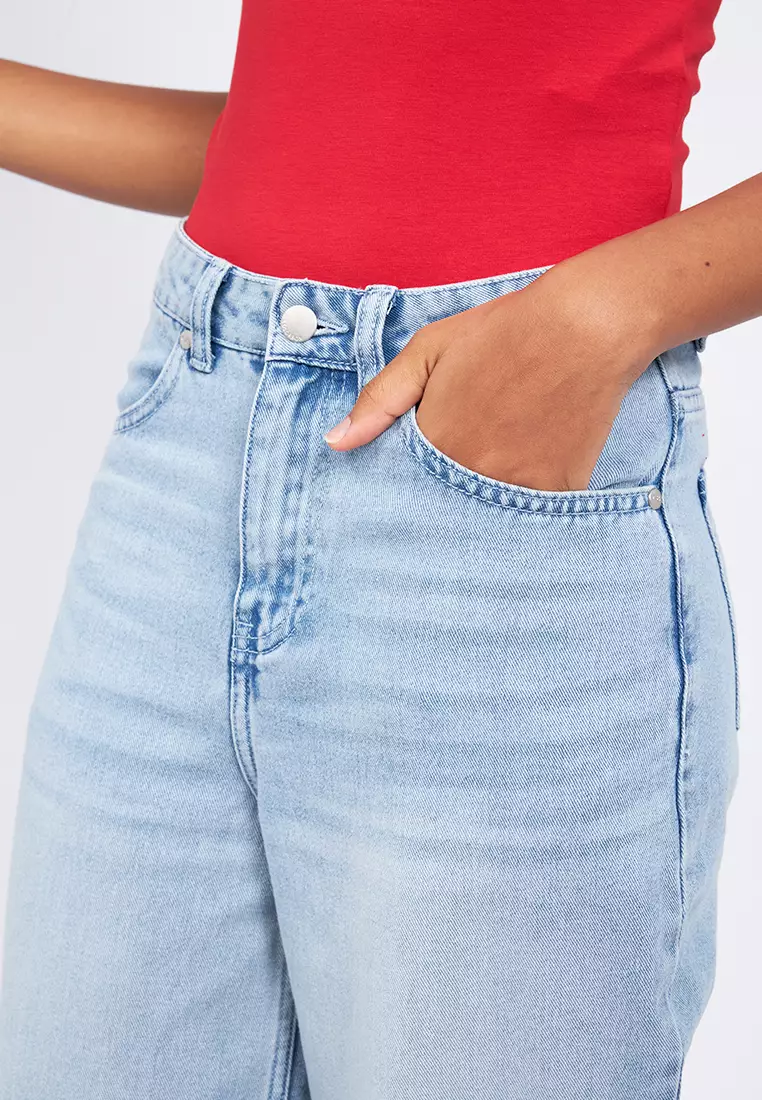 Straight Fit Denim Pants