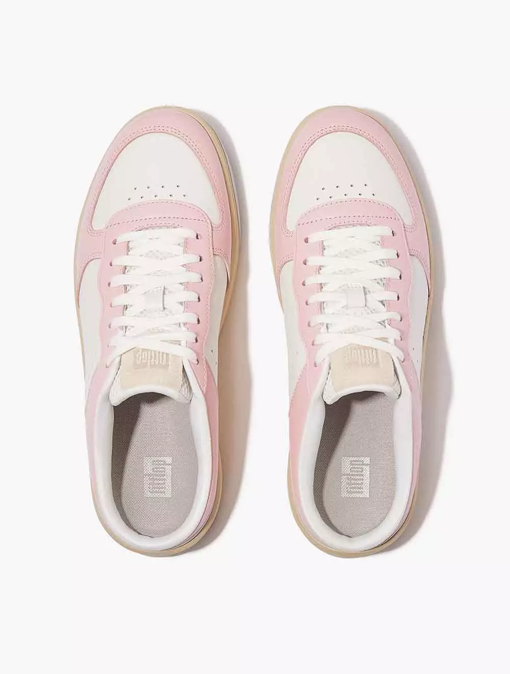 Jual FitFlop Fitflop Rally Evo Leather Sneaker Mules Clay Pink