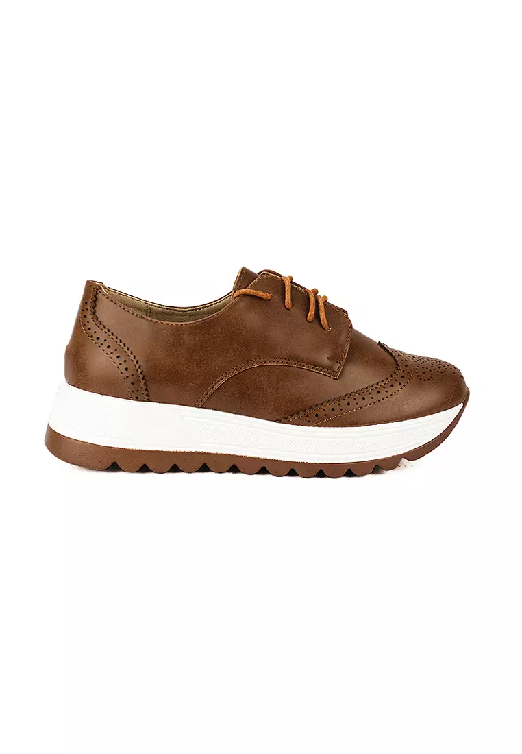 Discount on Mario D' boro Runway  shoes - SKU: Women's Formal Oxford Shoes LW 26021 Tan C46