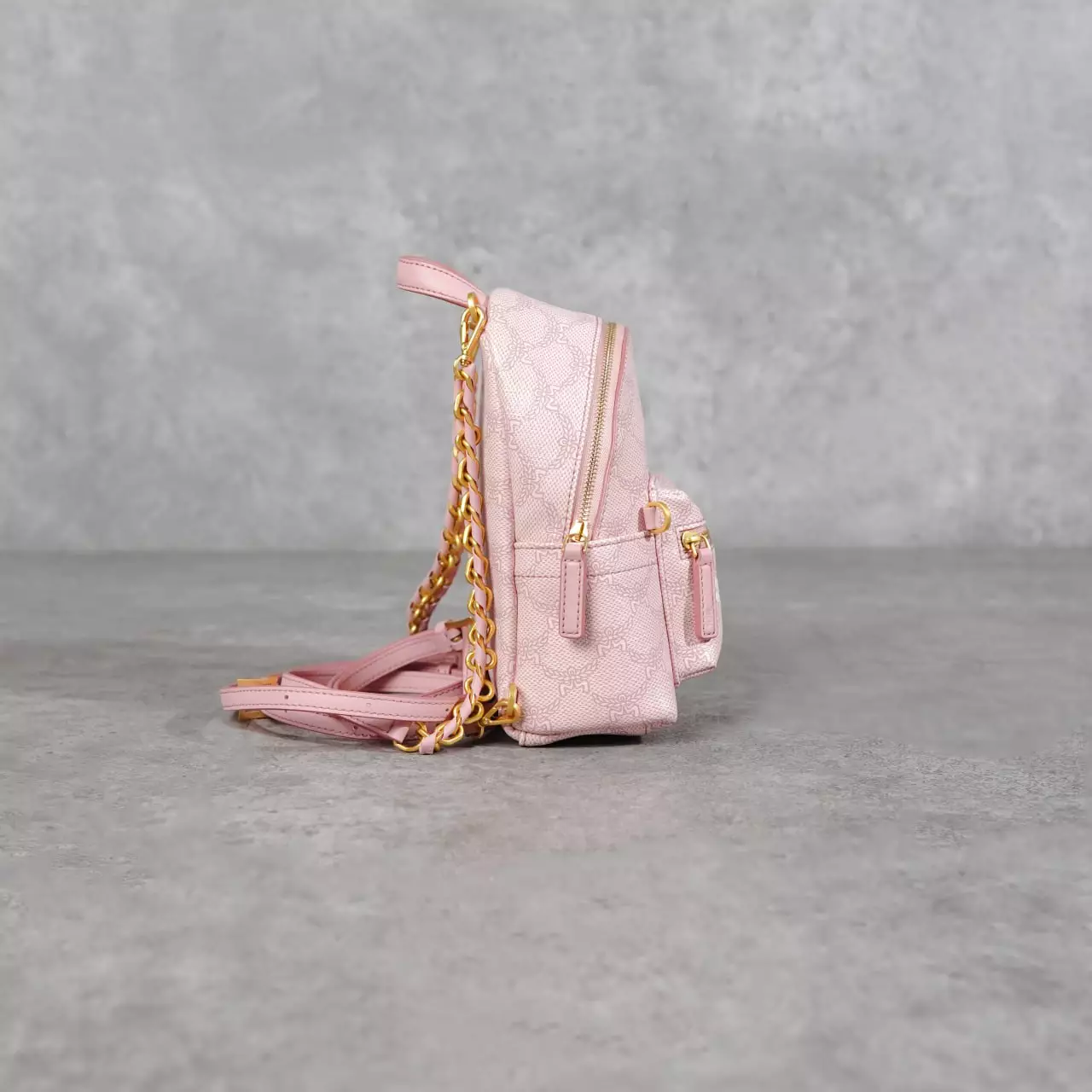 Tas MCM VISETOS WHITE PINK BEBEBOO BACKPACK 100% ORIGINAL