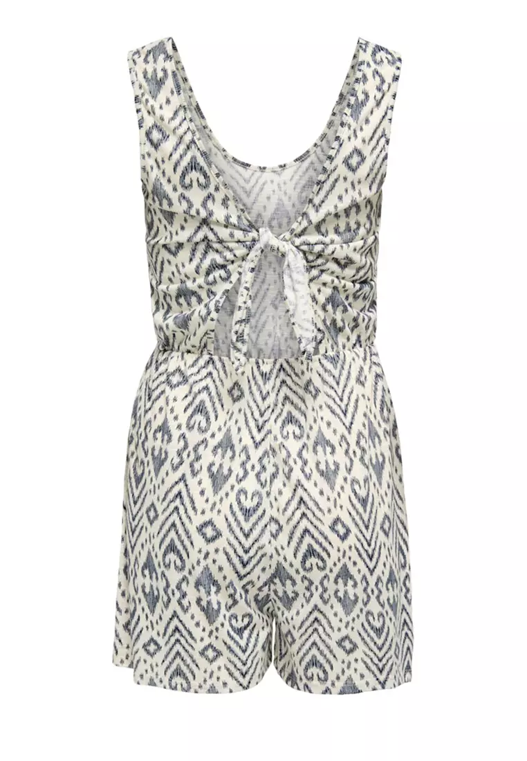Dora Dodo Sleeveless Tie Back Playsuit