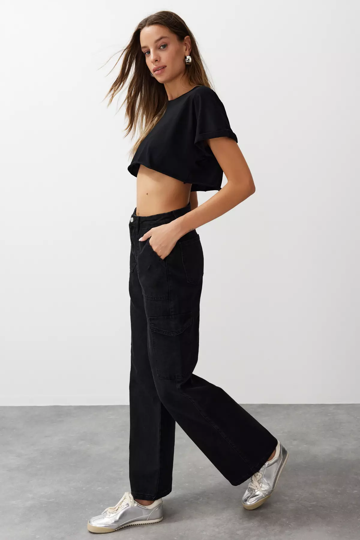 High Waist Wide Leg Jeans