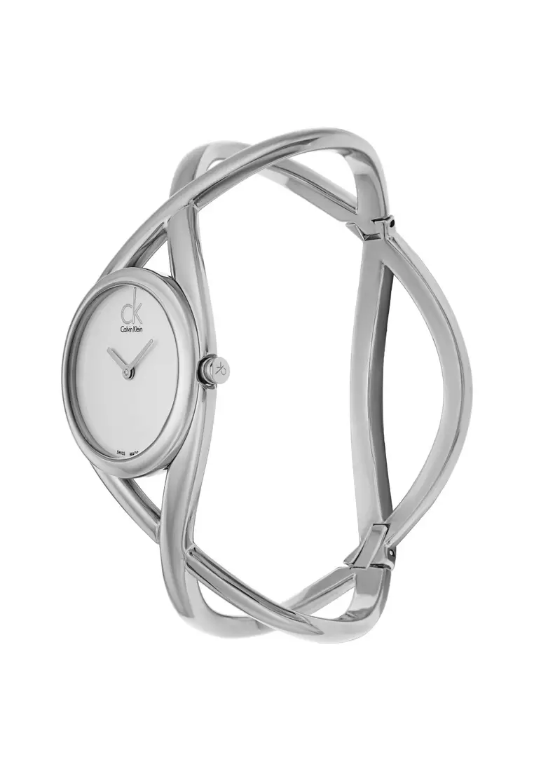 Calvin Klein Enlace Swiss Quartz White Dial Women's Watch - K2L23120