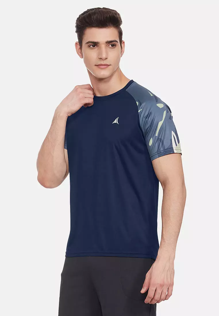 Men's Blue Aero Sports Training/Workout Tee