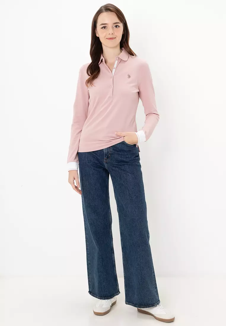 Rib Polo Collar Shirt