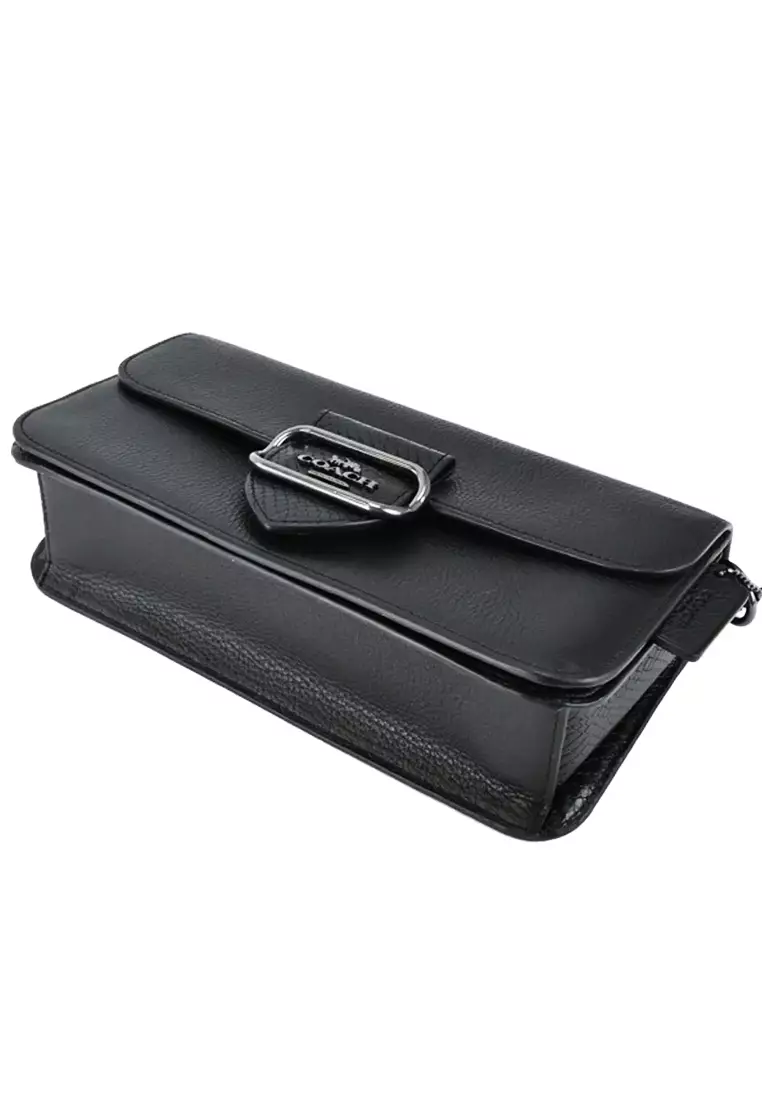 Morgan Shoulder Bag Gunmetal Black