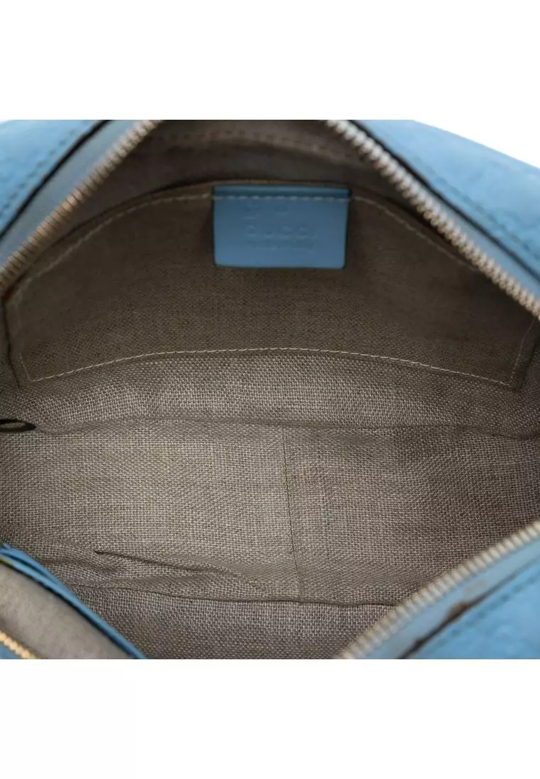 Pre-Loved Gucci Mini Microguccissima Bree Crossbody