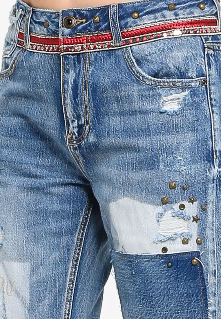 Studs Boyfriend Jeans