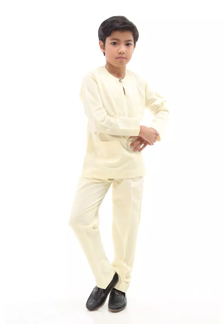Baju Melayu Moden Teluk Belanga For Kids