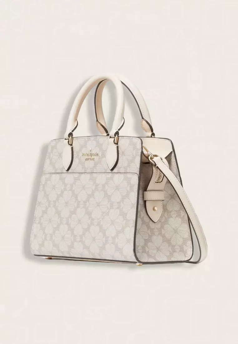 Kate Spade Signature Spade Flower Small Satchel Dark Beige Multi