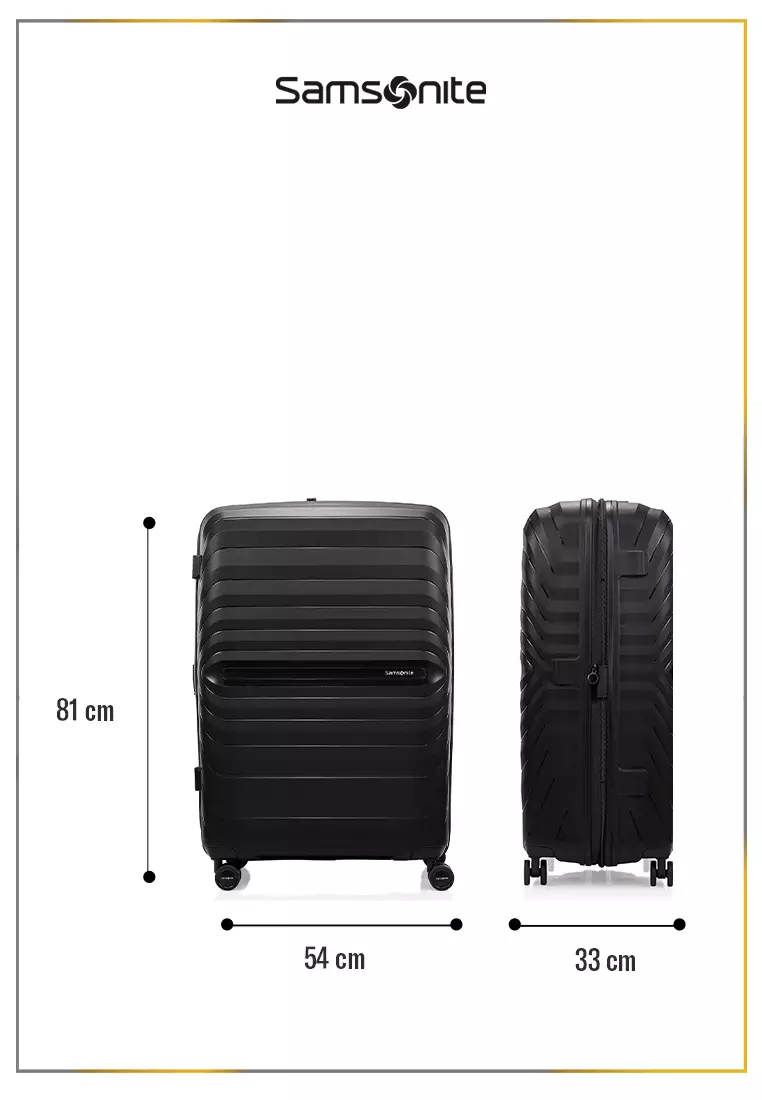 Samsonite Koper Hardcase Octolite Neo Spinner Extra Large 30 Inch Exp - Black