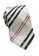 Splice Cufflinks white and red Checkerboard Series Red & White Checked Design Polyester Tie SP744AC93ILISG_1