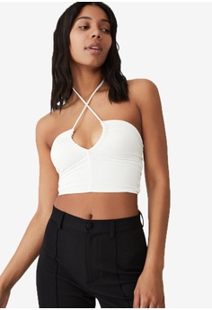 Women's Halter Tops | Up to 60% Off | ZALORA Singapore