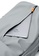 Lara grey Men's Plain Water-proof Wear-resistant Nylon Reflective Zipper Backpack - Grey 3441DACF7FF0D7GS_7