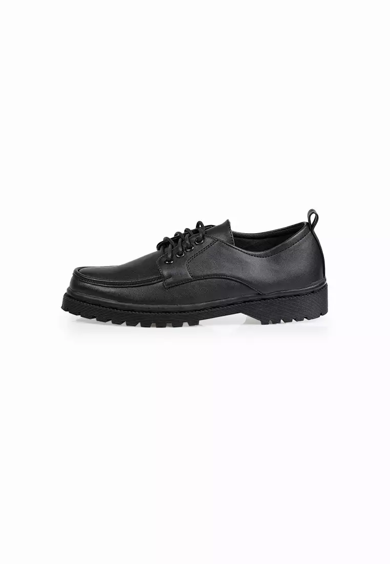 SEIS Versy Sepatu Docmart Wanita / Loafers Wanita - BLACK