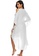 LYCKA white LTH4094-European Style Beach Casual Outer Dress-White 6B76AUS53068F9GS_3