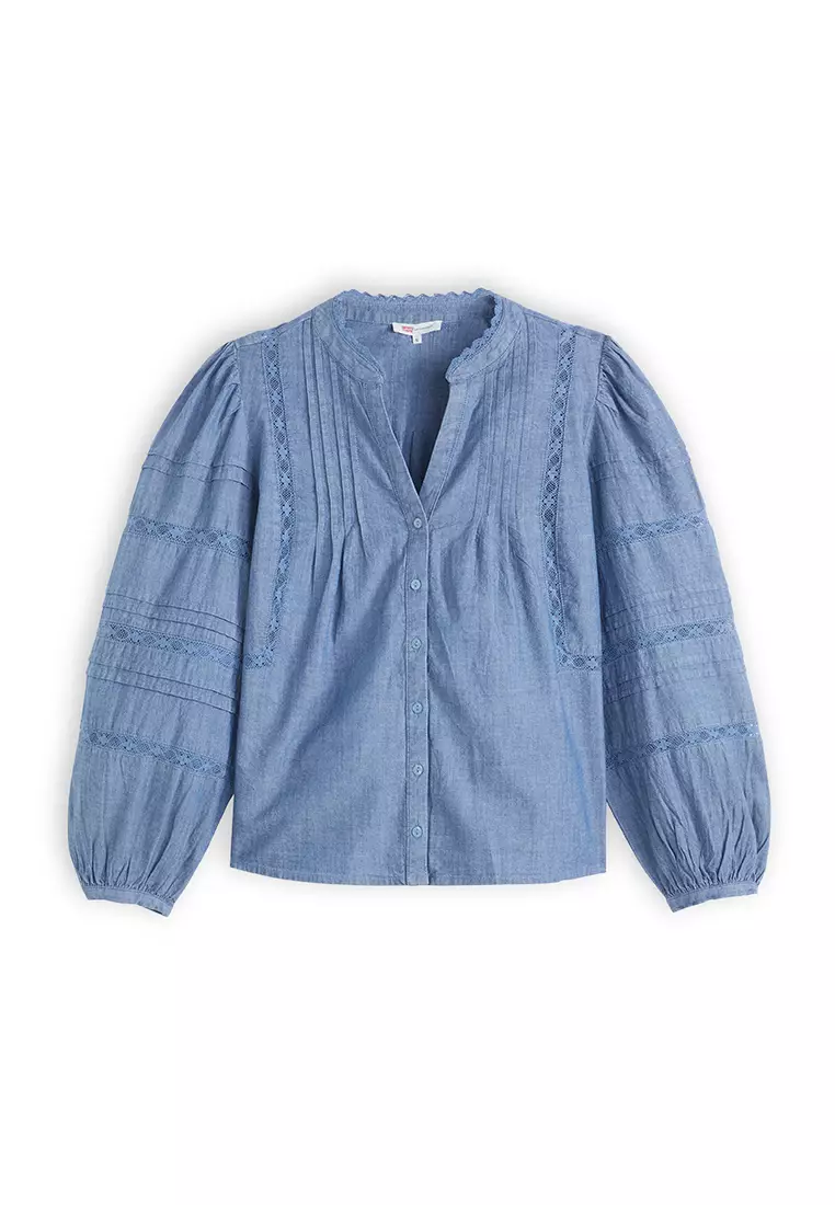 Levi's® Women's Mandy Long-Sleeve Blouse (001HN-0002)