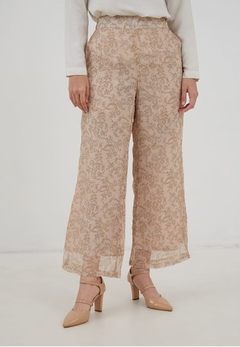 Jual Hijabenka Bona Printed Pants Pink Original Zalora Indonesia