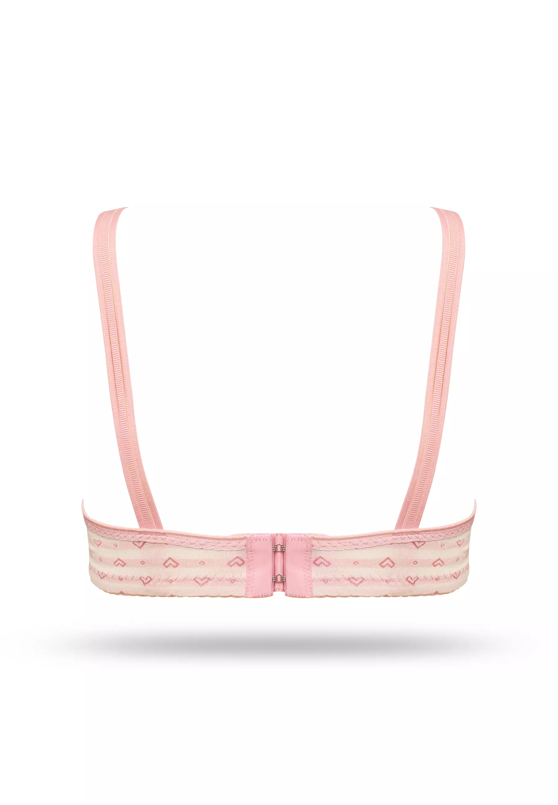 You’ve (YouHave) BH Wanita Bra Wanita Motif Hati Busa Tipis Tanpa Kawat 100095