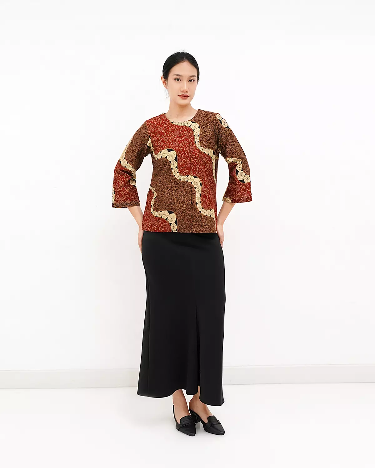 Blouse Tunik Motif Lenko Picis