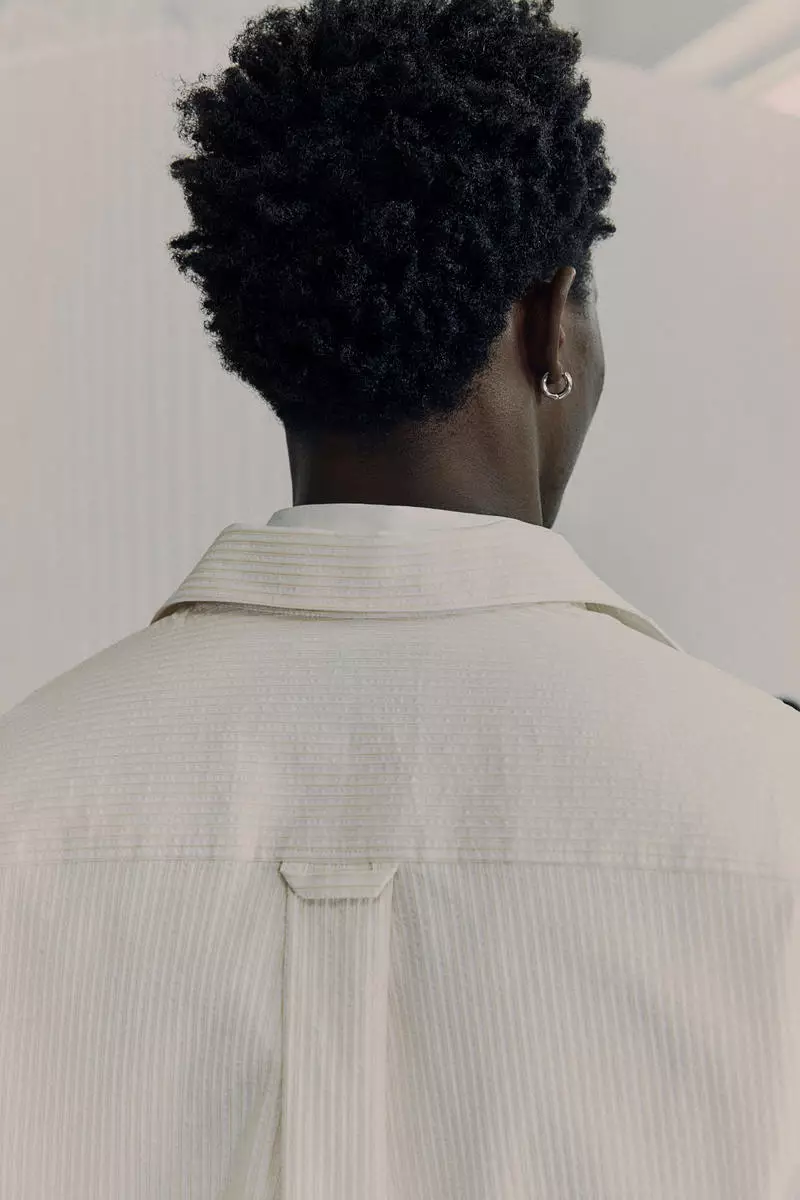 Jacquard-weave shirt