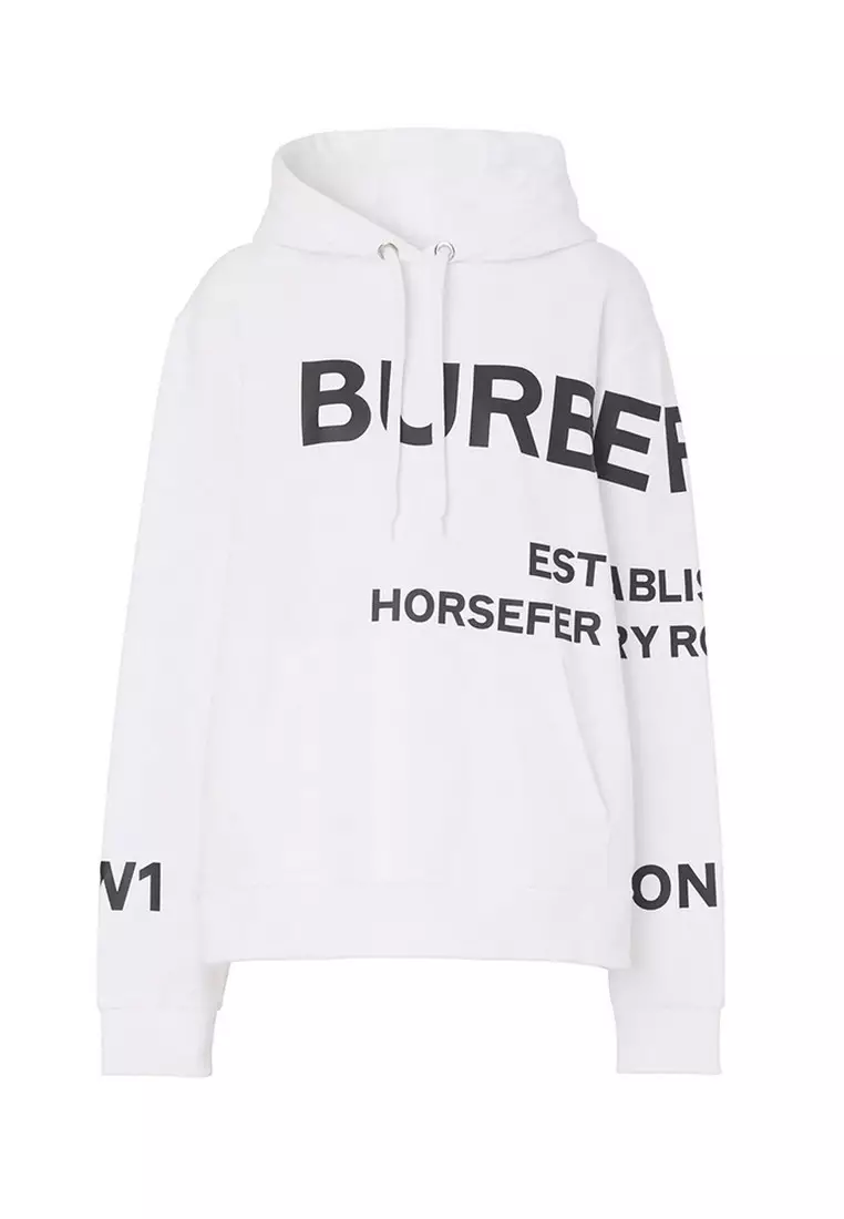 Burberry oversized cotton sweatshirt hot sale