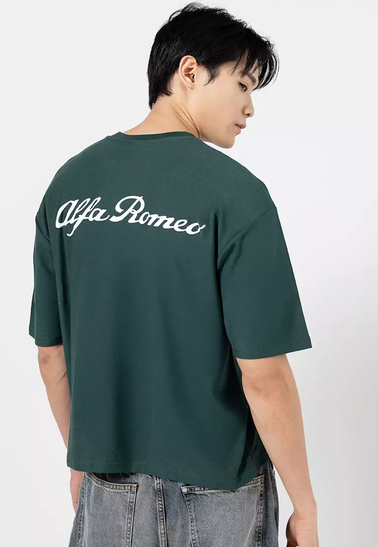 Cropped Fit Alfa Romeo T-Shirt