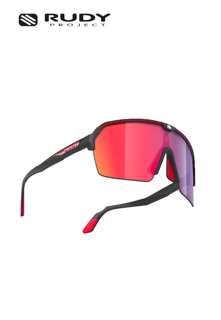 Spinshield Air Sports Performance Sunglasses – Black Matte MLS Red |