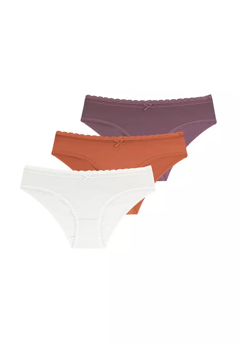 Sporty Nude Empress 2-in-1 Pack Midwaist Boyleg Panty Underwear For Women