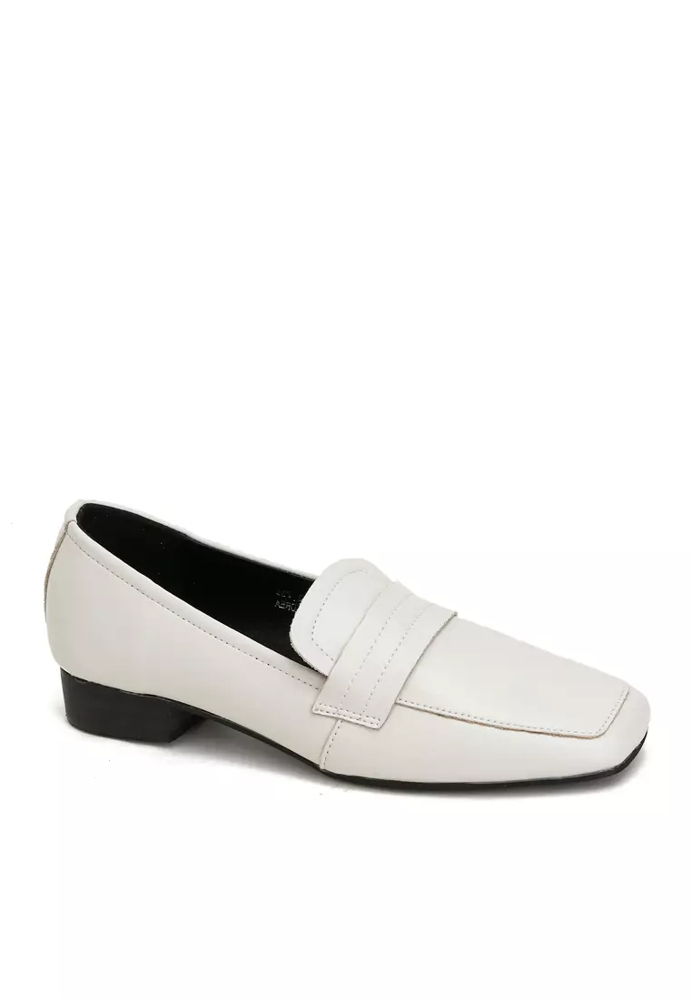 Square Toe Leather Loafer TH8688-2