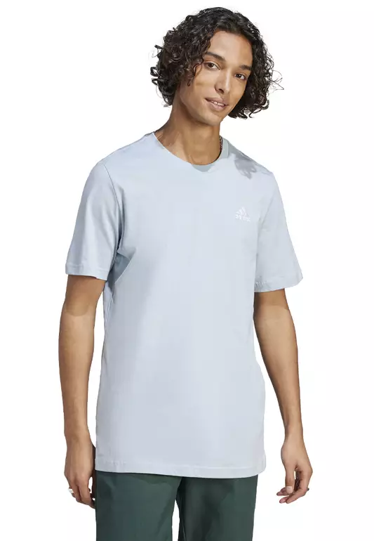 Essentials Single Jersey Embroidered Small Logo T-Shirt