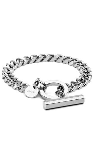 Crudo Leather Craft silver The Love of Brooklyn Curb Chain Bracelet - Twlight Silver (Standard) A683CAC6AEA786GS_1