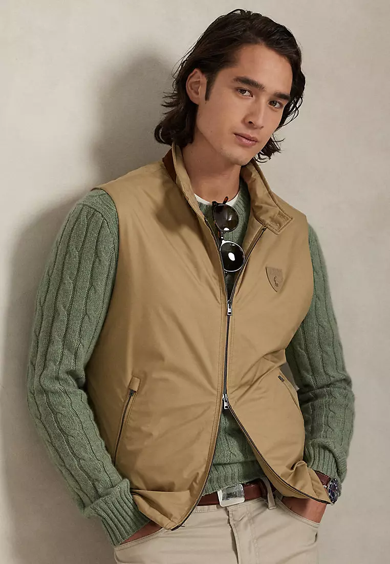 Buy Polo Ralph Lauren Abottson Gabardine Full-Zip Vest 2025 Online - Main Image
