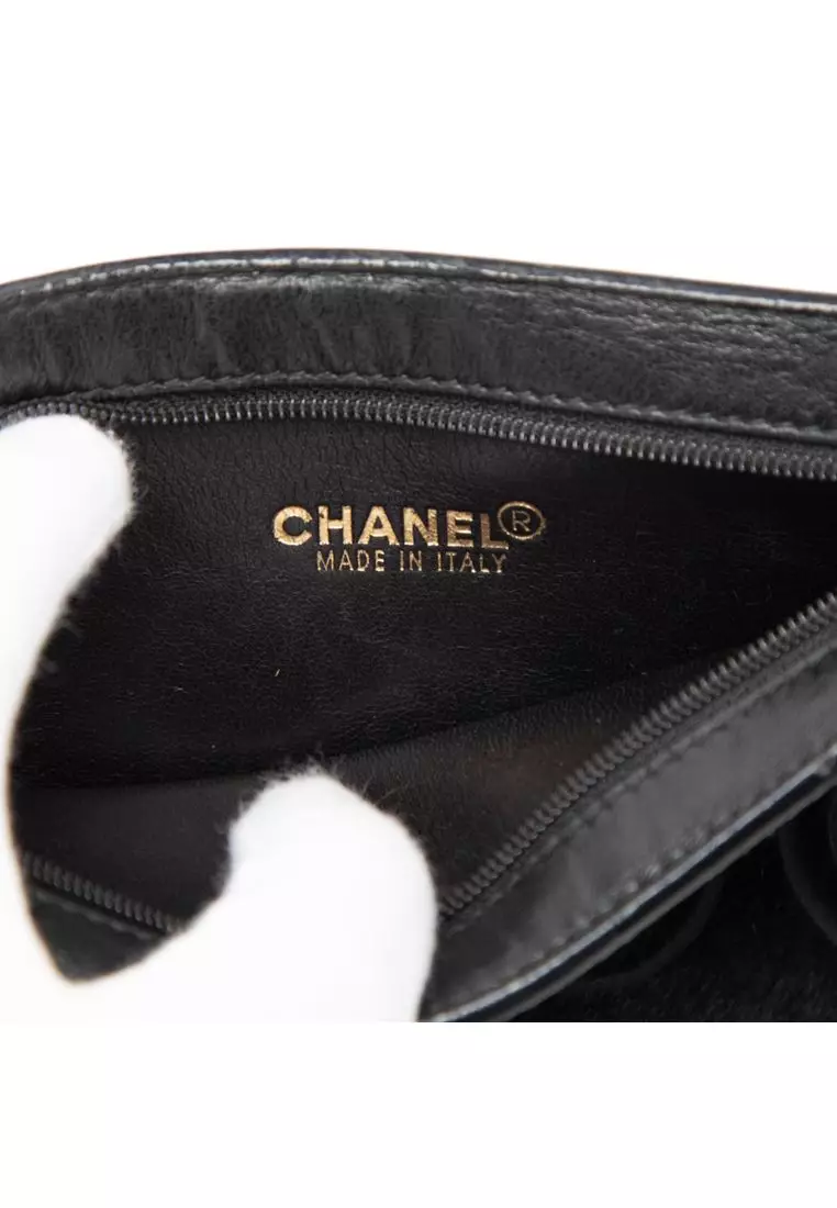 Pre-Loved Chanel Coco Pony Hair Clutch