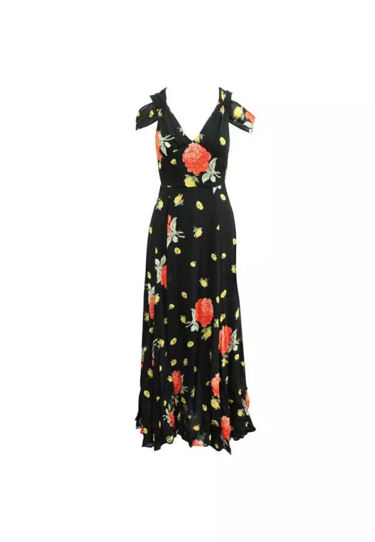 Reformation floral maxi new arrivals dress