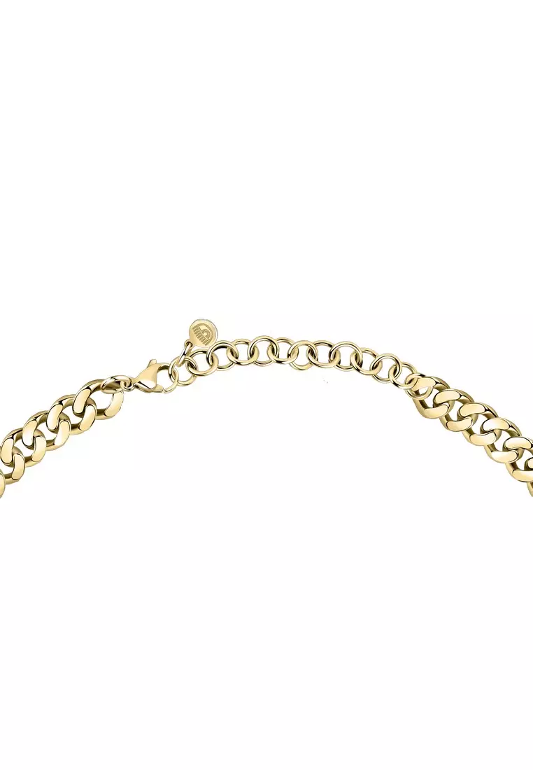 Chiara Ferragni Chain 38 + 4mm Women's Pink Stone Necklace J19AUW25