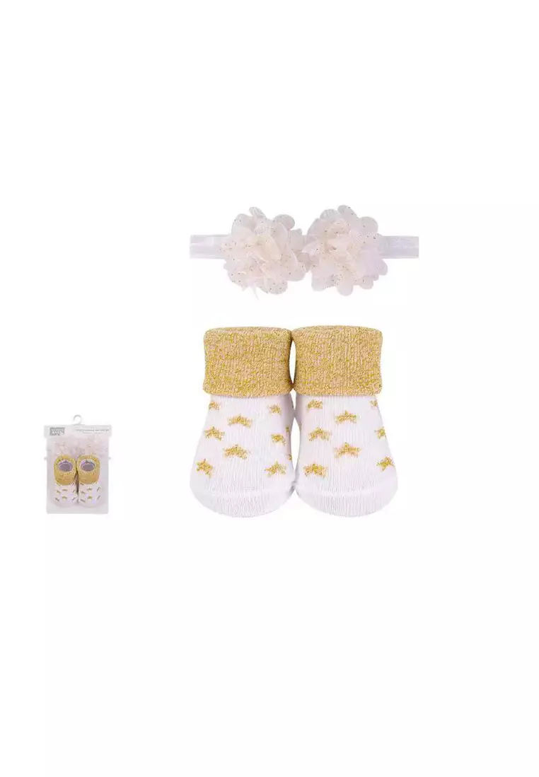 Gold deals baby socks