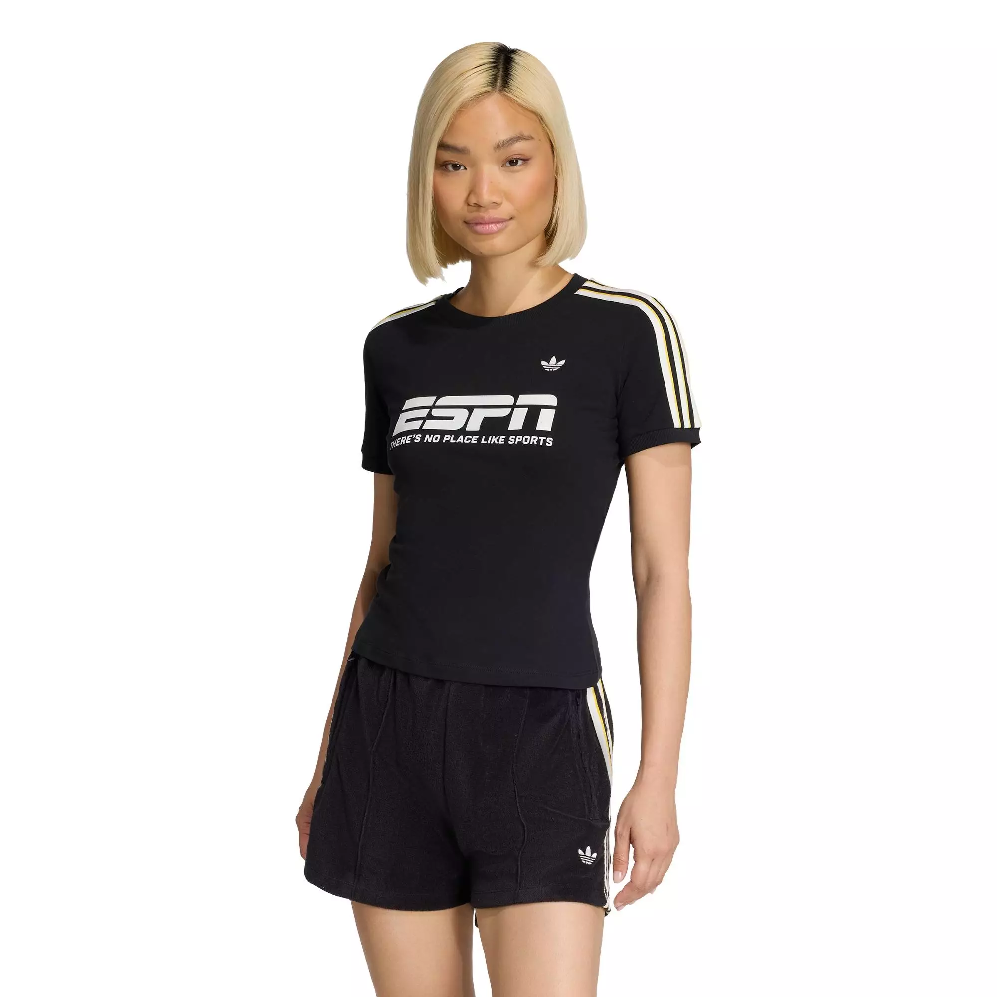 Lifestyle COTTON CALI TEE WITH SPONSOR Women Black KD1380