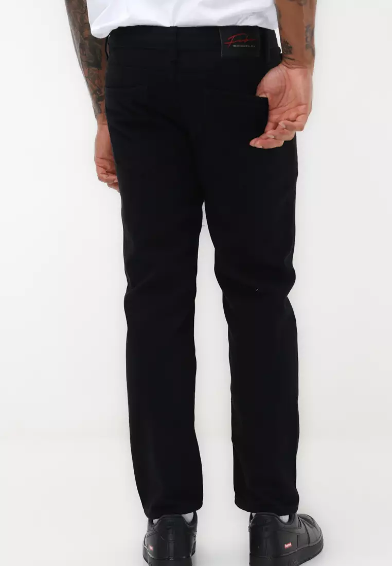 Denim Long Pants Slim Tapered