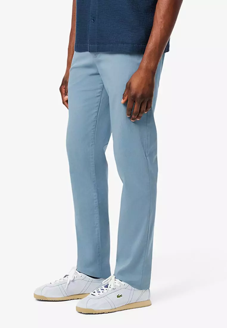 Slim Fit Stretch Cotton Pants
