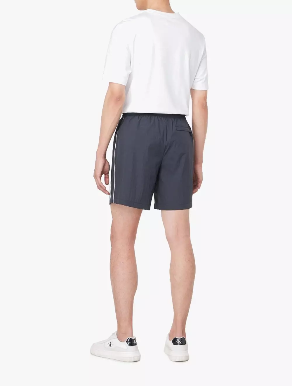 Calvin Klein - Relaxed Fit Nylon Track Shorts