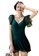A-IN GIRLS green Sexy Gauze Big Backless One-Piece Swimsuit 5BB8DUS5D926A2GS_1