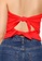 Hollister red Smocked Tie Back Tube 9047EAA38D532AGS_2